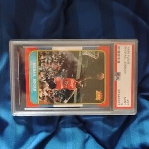 Michael Jordan Basketball Trading Card Fleer PSA Graded 9